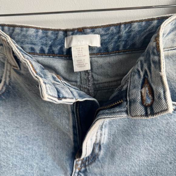 H&M Denim Mini Cotton Skirt size 4 - Picture 3 of 4